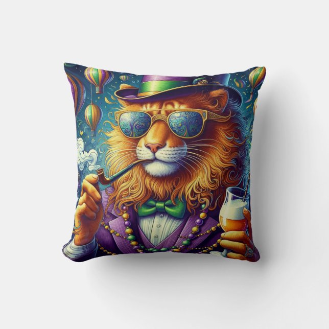 Almofada Carnaval de Lion/Luisiana  (Frente)