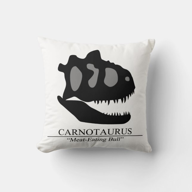 Almofada Carnotaurus Skull (Frente)