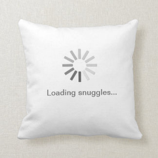 Almofada "Carregar snuggles" o travesseiro do símbolo