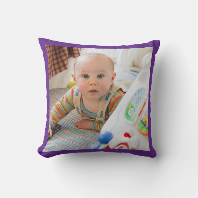 Almofada carregar travesseiro decorativo de fotografia (Frente)