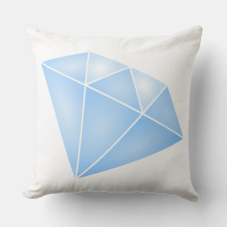 Almofada Carrinho de Diamante Azul brilhante