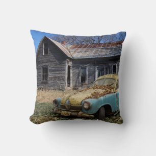 Almofada Carro abandonado e farmácia