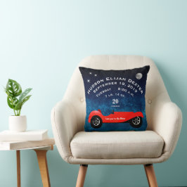 Almofada Carro Clássico De Sala De Meninos Te Ama À Lua