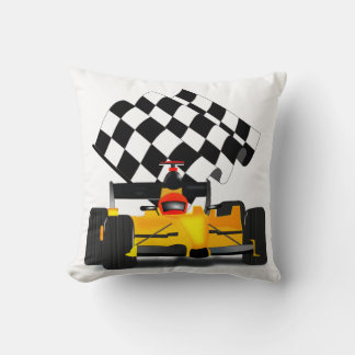 Almofada Carro Race Amarelo com Sinalizador Verificado