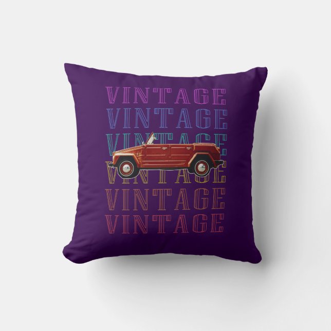 Almofada carro vintage (Frente)