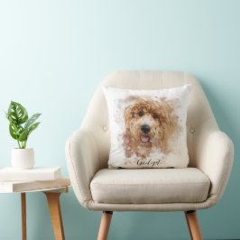 Almofada Carroçaria Personalizada do Ouro/Cavapoo