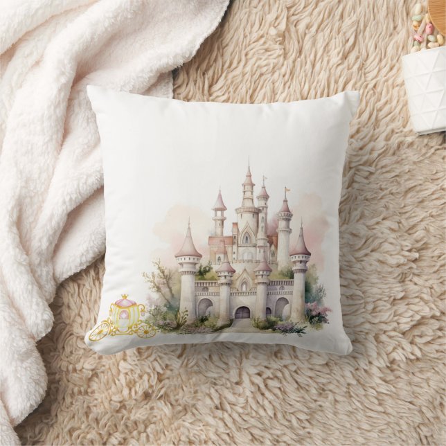 Almofada Carruagem e Castelo Nursery (Cobertor)