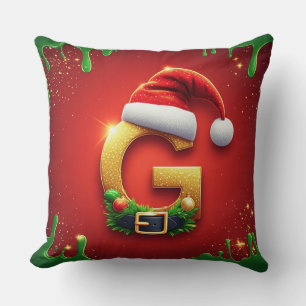 Almofada Carta de Natal G Com Detalhes Festivos de Férias �
