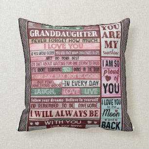 Almofada Carta Personalizada Para Minha Neta