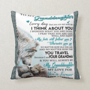 Almofada Carta Personalizada Para Minha Neta