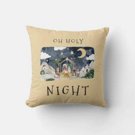 Almofada Cartão de Natal para Natividade Americano Africano