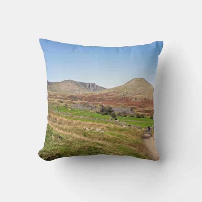 Almofada Cartão-postal do Velho Homem de Coniston (Frente)