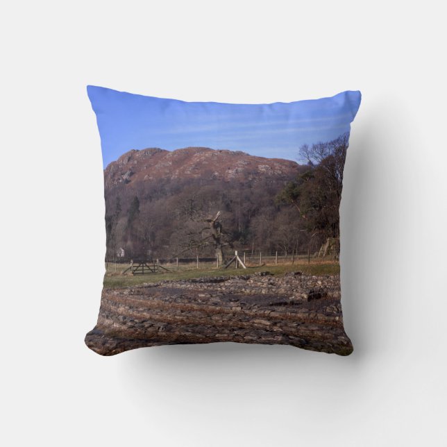 Almofada Cartão-postal Roman Fort Ambleside Cumbria (Frente)
