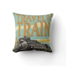 Cartaz de locomotiva de viagem de trem