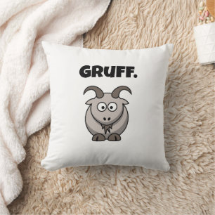Almofada Cartografia de Cinza Gruff Goat Funny Fairy