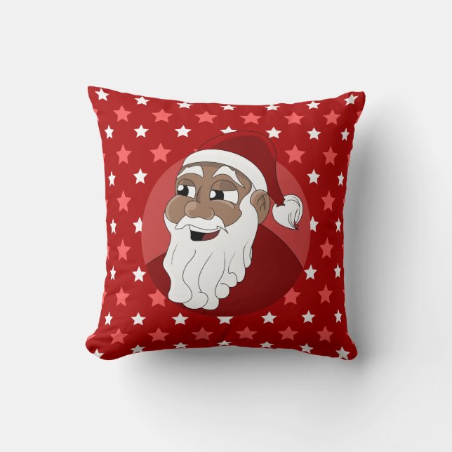 Almofada Cartoon Black Santa Claus (Frente)