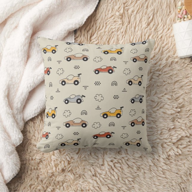 Almofada Cartoon Cars Boys Nursery Patterno (Cobertor)