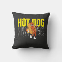Cartoon de Cachorro Quente Gráfico de Comida Retro
