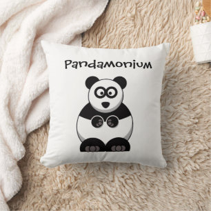 Almofada Cartoon Engraçado Pandamónio Panda, Um Belo Estres