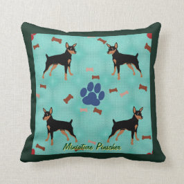 Almofada Cartoon Miniature Pinscher