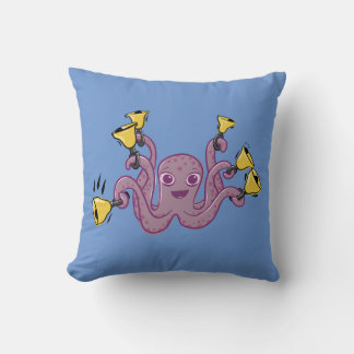 Almofada Cartoon Octopus Ringing Handbels