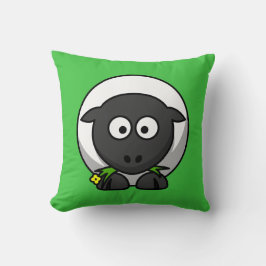 Almofada Cartoon Sheep em Verde