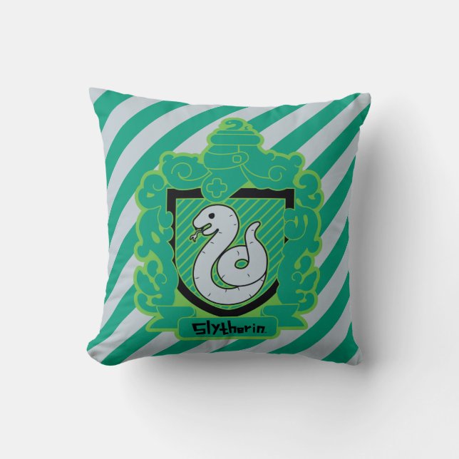 Almofada Cartoon Slytherin Crest (Frente)