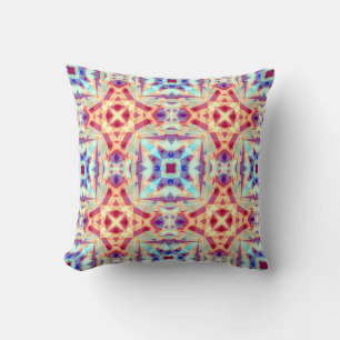 Almofada Casa Branca Colorida Brilhante Vibes Roxo Geométri