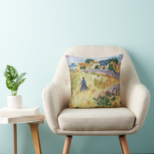 Almofada Casa da Provença no Estilo de Van Gogh