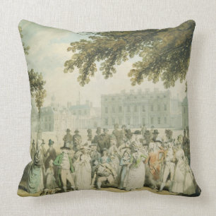 Almofada Casa de Buckingham, o parque de St James, 1790