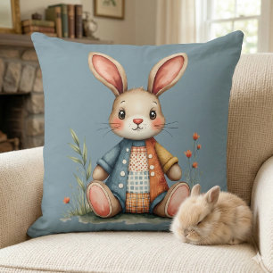 Almofada Casa de Coelho de Patchwork Caprichoso Bosque Core
