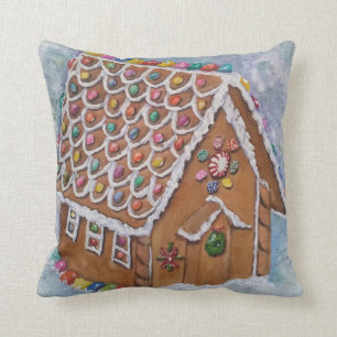 ALMOFADA CASA DE PÃO-DE-ESPÉCIE DO NATAL