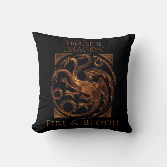 Almofada CASA DO DRAGÃO | House Targaryen Sigil (Frente)