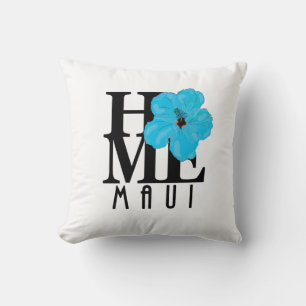Almofada Casa Maui Blue Hibiscus