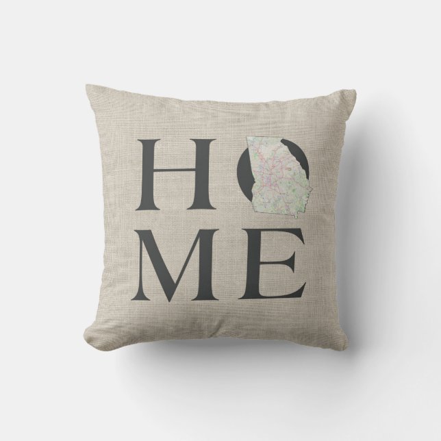 Almofada CASA NA Geórgia - Monogrammed (Frente)