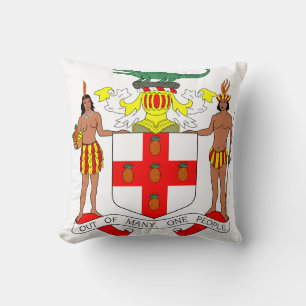 Almofada Casaco de armas jamaicano