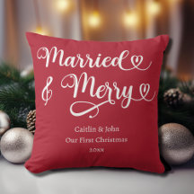 Casados e Alegres Nosso Primeiro Natal Recém-Casad