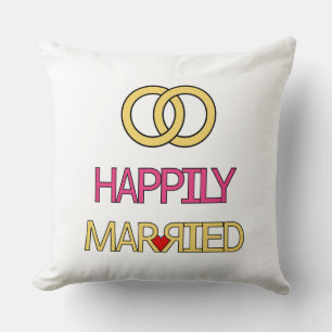 Almofada Casados Felizmente