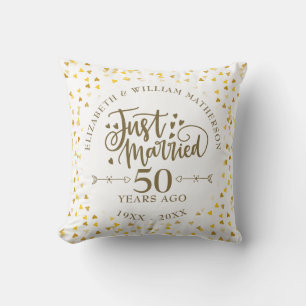 Almofada Casados Há 50 Anos de Casamento