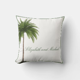 Almofada Casal Elegante Tropical de Palm Tree Vintage