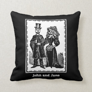 Almofada Casal esqueleto - Travesseiro nº 2 (Personalizar)