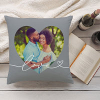 Casal Foto Roteiro de Amor Cinza Coração