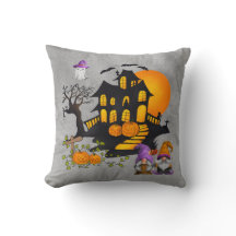 Casal Gnome JackO'Lanterns assombrado