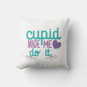 Almofada Casal Presente Cupido Me Fez Fazer Isso
