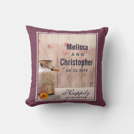 Almofada Casamento De Rústico Leite Pode País