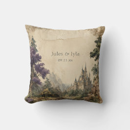 Almofada Casamento Encantado do Castelo da Floresta Real