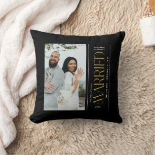 Almofada Casamento Foto Recém-casados Natal
