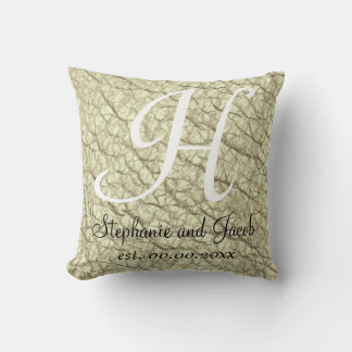Almofada Casamento Personalizado De Couro De Faux Faux Leat