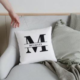 Almofada Casamento Personalizado do Sobrenome Inicial Monog