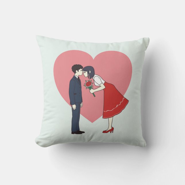 Almofada casamento presente-de-casamento interior-romântico (Frente)
